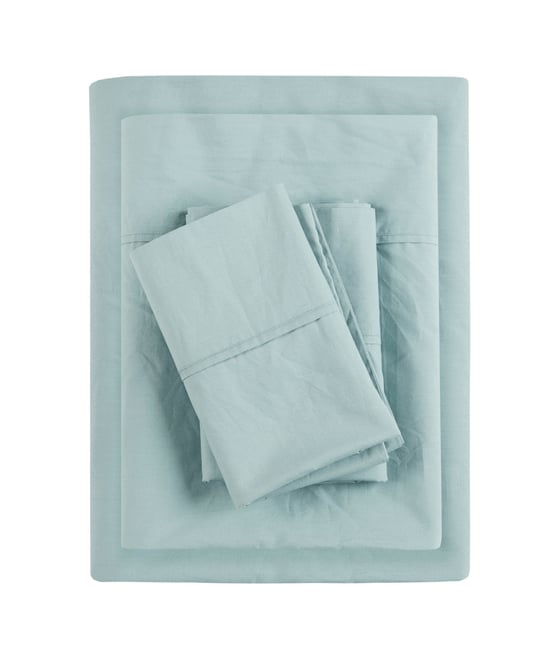 Peached Cotton Percale 4-Pc. Sheet Set, California King