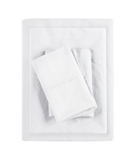 Peached Cotton Percale 4-Pc. Sheet Set, King