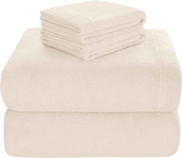 Soloft Plush Micro-Fleece 4-Pc. Sheet Set, Queen