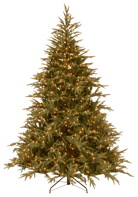 National Tree 9' "Feel Real" Frasier Grande Hinged Tree with 1500 Dual Led Lights
