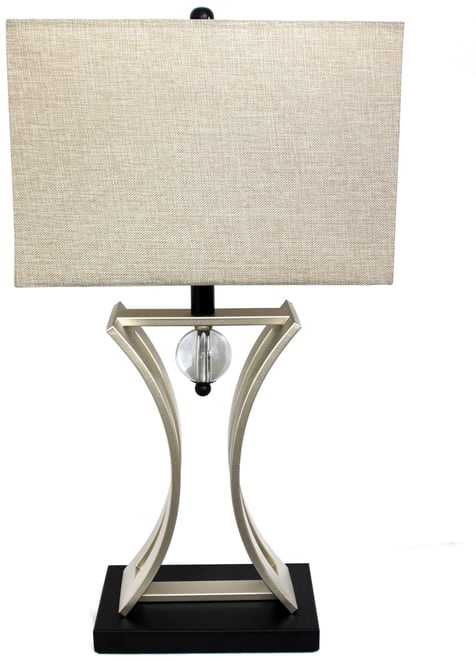 Elegant Designs Chrome Executive Business Table Lamp
