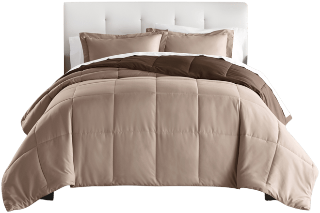 All Season Lightweight Down Alternative Reversible 3-Pc. Comforter Set, Full/Queen