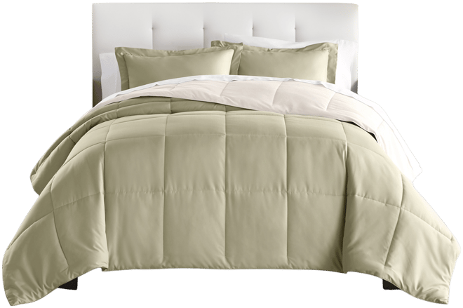 All Season Lightweight Down Alternative Reversible 3-Pc. Comforter Set, Full/Queen