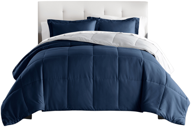 All Season Lightweight Down Alternative Reversible 3-Pc. Comforter Set, Full/Queen