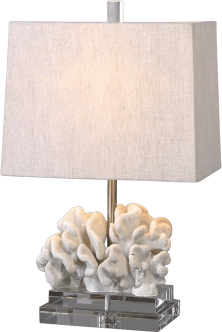 Coral Sculpture Table Lamp