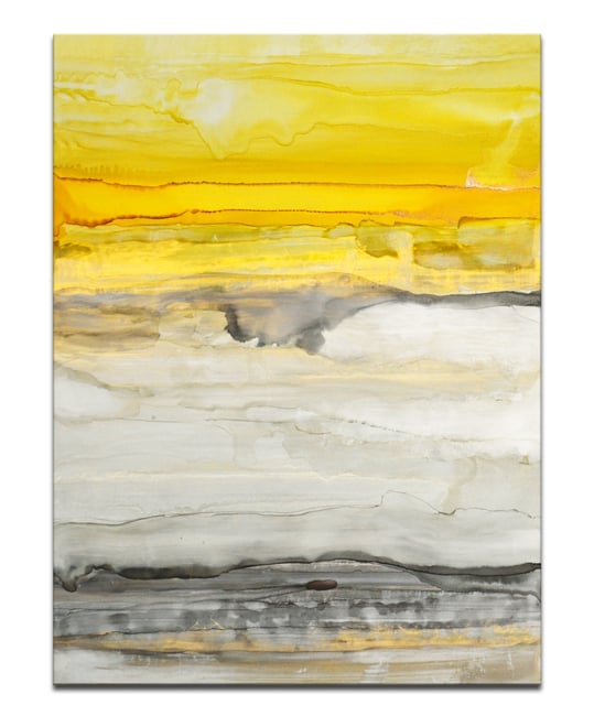 , 'Latest Sunset I' Abstract Canvas Wall Art, 40x30"
