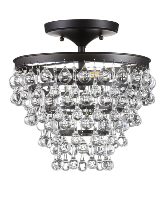 Toronto Metal or Crystal Led Flush Mount