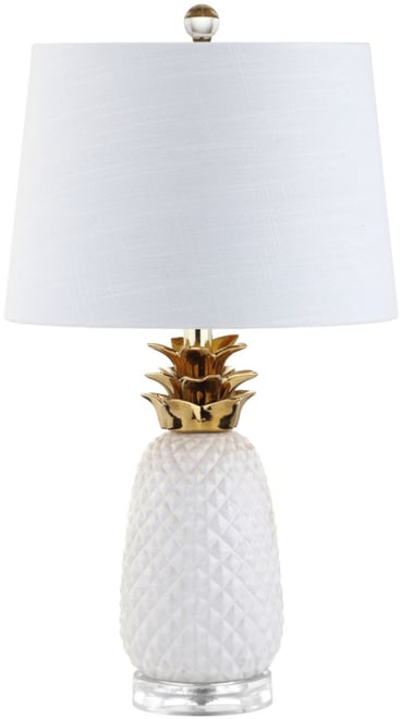 Pineapple Ceramic Led Table Lamp