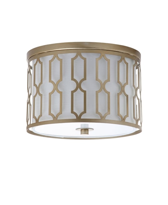 Link 2-Light Metal Led Flush Mount