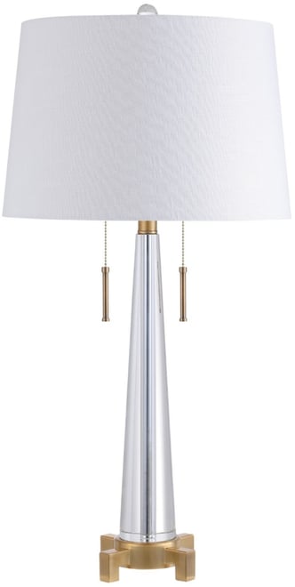 Zoe 2-Light Crystal Led Table Lamp