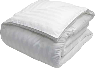 Duraloft Down Alternative 500 Thread Count Damask Stripe Comforter, King