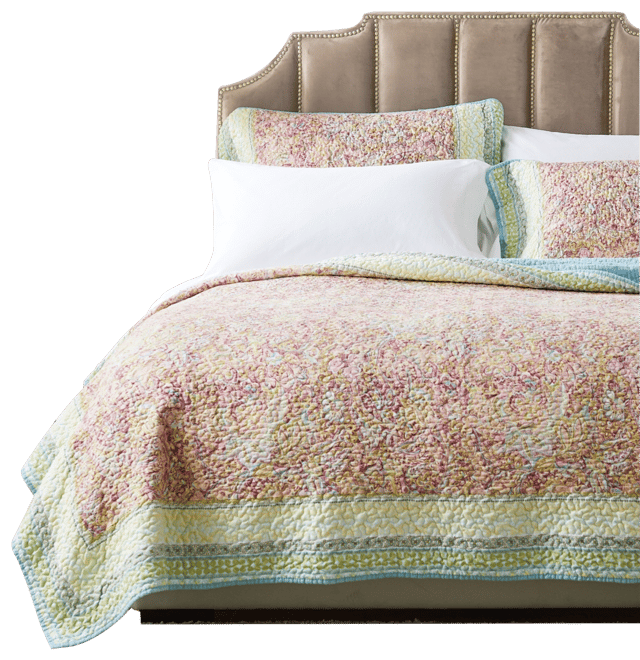 Palisades Pastel 3-Pc. Quilt Set, King