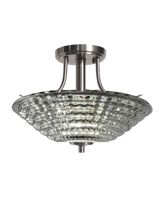 Wendy Led Crystal Semi Flush Mount