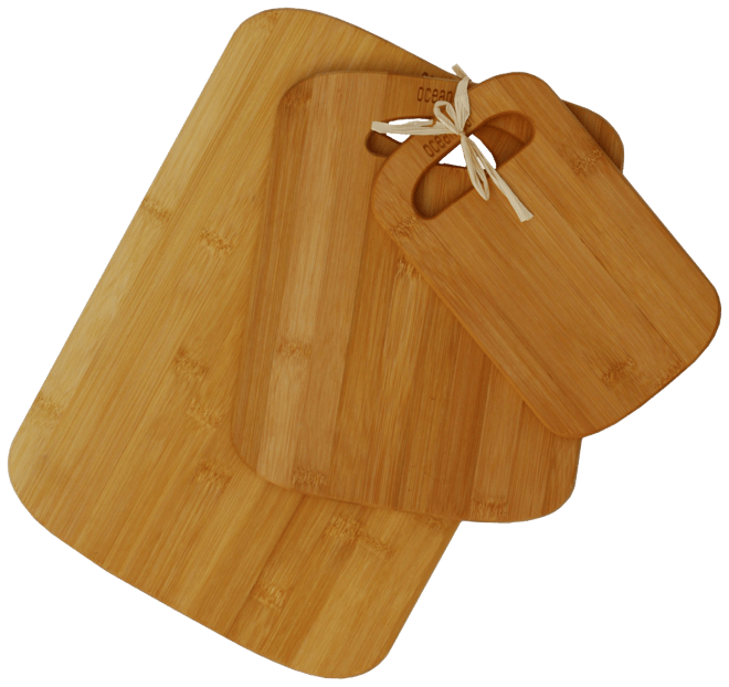 3-Piece Bamboo Cutting Board Set