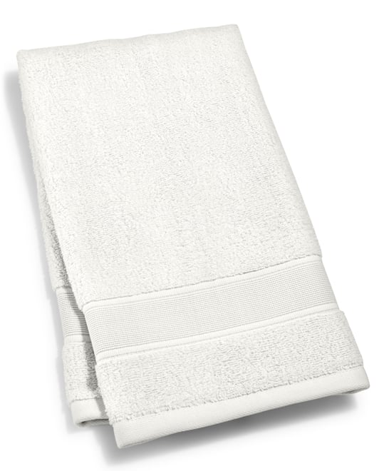 Sanders Solid Antimicrobial Cotton Hand Towel, 16" x 30"