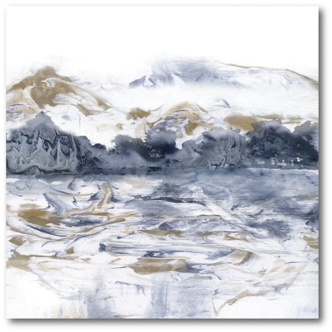 Mountain views Gallery-Wrapped Canvas Wall Art