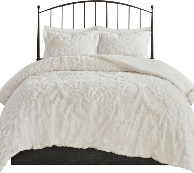 Viola Damask 3-Pc. Comforter Set, King/California King