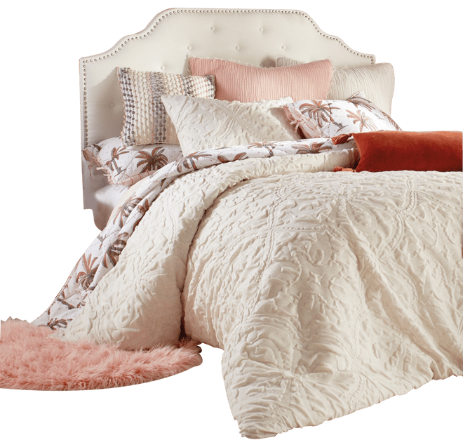 Vintage-Inspired Tile Comforter Set, King