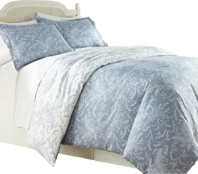 Winter Brush Reversible Down Alt Comforter Set, King/California King