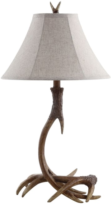 Antler Rustic Resin Led Table Lamp