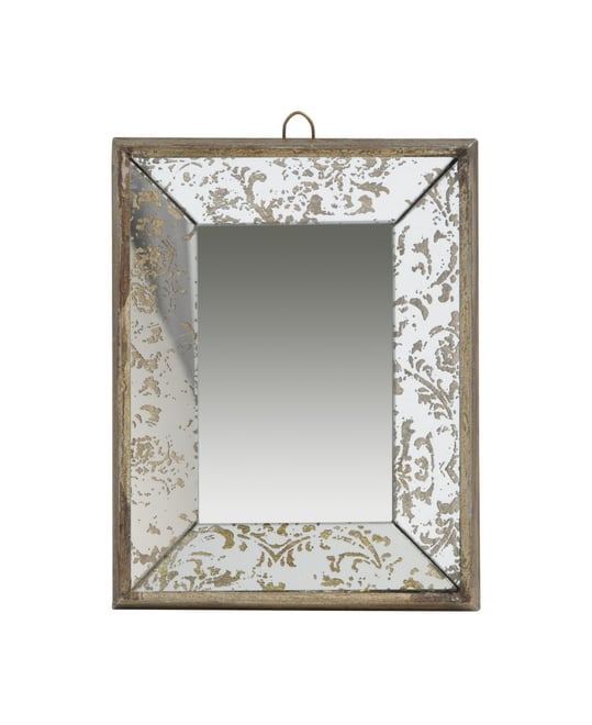 A B Home Antique Style Frameless Wall Mirror Tray