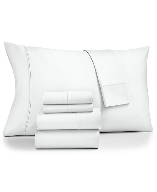 Brookline 1400 Thread Count 6 Pc. Sheet Set, California King, Exclusively at Macy's