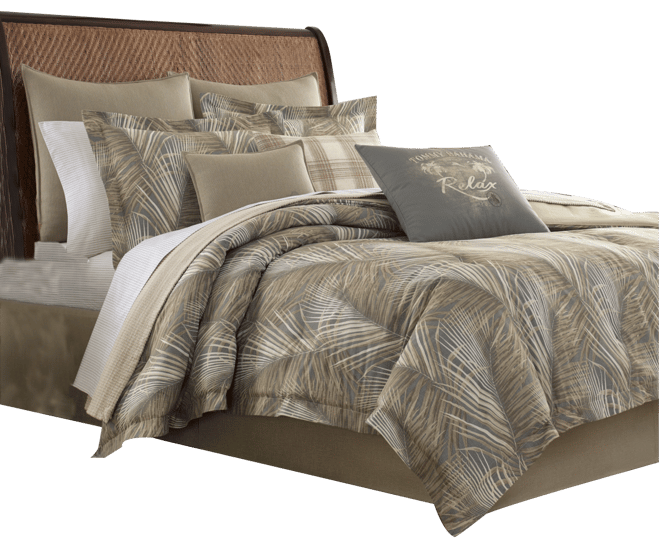 Tommy Bahama King Comforter Bedding Set Raffia Palms retailer