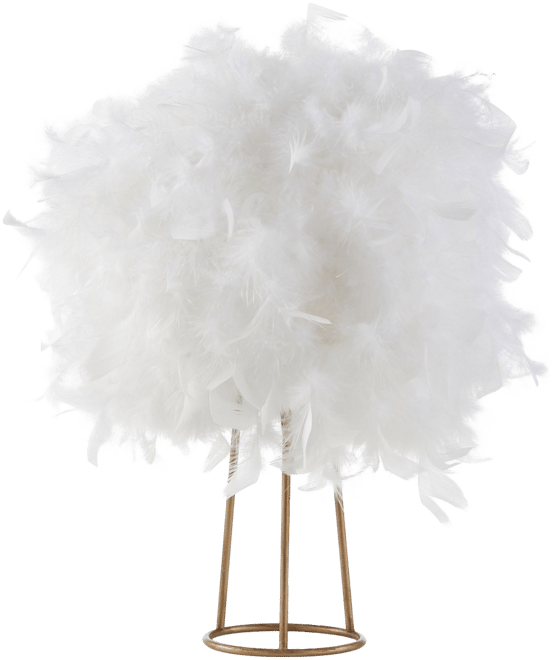 Stork 16" Feather Led Table Lamp