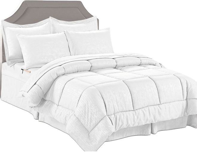 Bamboo Pinted 8-Pc. Comforter Set, King/Califorina King