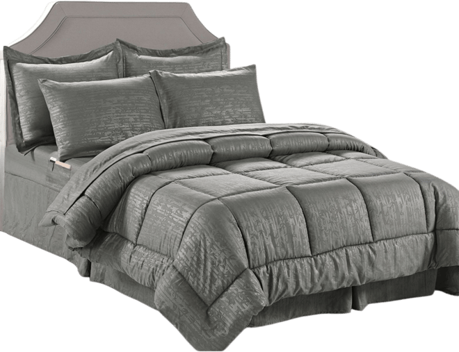 Bamboo Pinted 8-Pc. Comforter Set, King/Califorina King