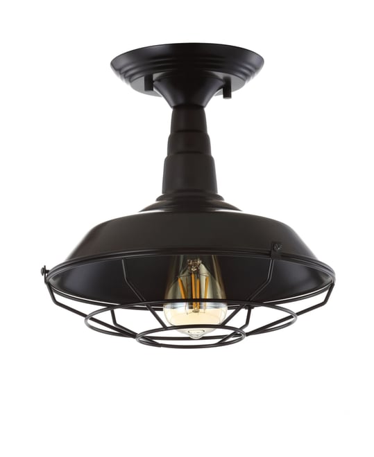 Gabe 10.2" Metal Led Semi-Flush Mount