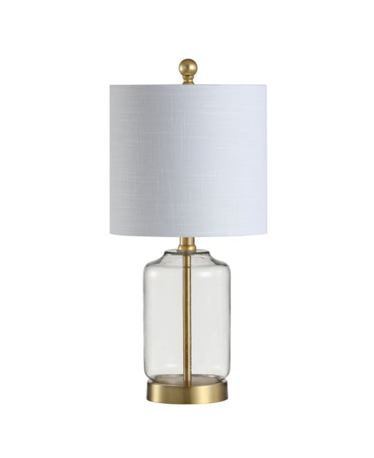 Duncan 20.5" Glass/Metal Led Table Lamp