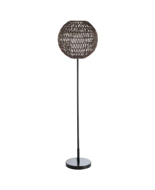 Bea 61" Outdoor Woven Globe Led Floor Lamp