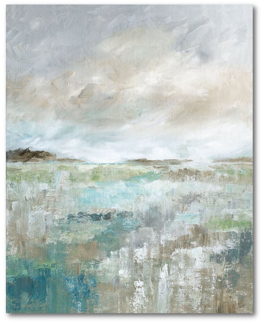 Soft Vista Ii 12" x 18" Gallery-Wrapped Canvas Wall Art