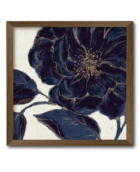 Garden Ii 24" x 24" Framed Canvas Wall Art