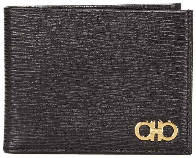 折りたたみ財布 Ferragamo REVIVAL GANCINI BIFOLD WALLET Gemini Bifold Leather Wallet | Neiman Marcus