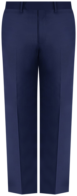 haggar microfiber performance classic fit dress pants Haggar Premium Comfort Tonal Plaid Dress Pants, Flat Front in Chambray main image 0