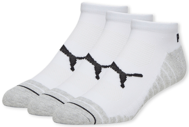 PUMA Men's Select Terry Low Cut Socks (3 Pairs)