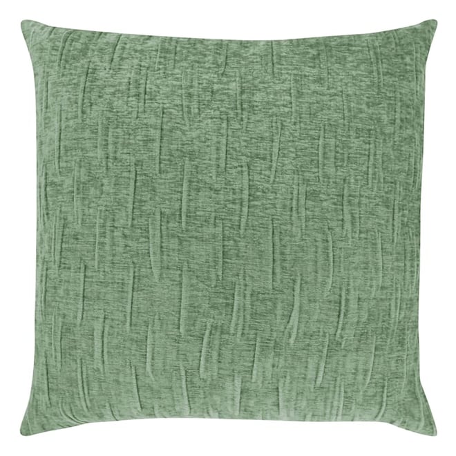 Sage Diamond Dash Chenille Throw Pillow 18