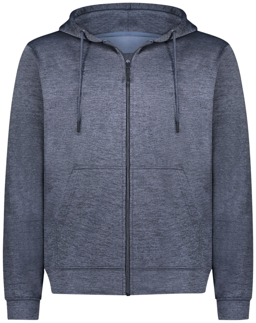 Big & Tall Premium Zip-Up Hoodie for Men with Smooth Silky Matte Finish & Cozy Fleece Inner Lining Sweater with Hood