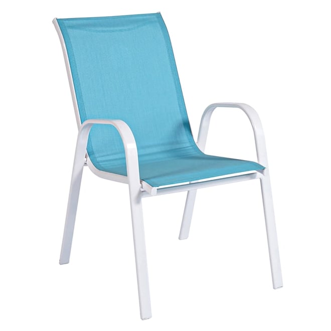 White sling patio chairs new arrivals