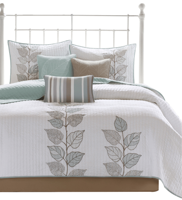 Caelie Quilted 6-Pc. Quilt Set, Queen