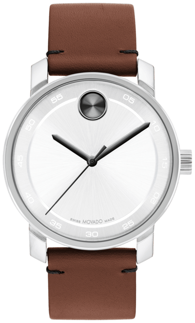Movado best sale bold leather