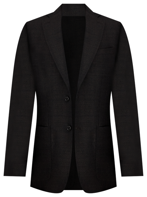Calvin Klein Men's Slim-Fit Wool Textured Sport Coat Brown Size