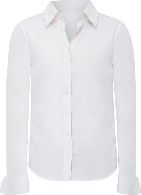 White Long Sleeve Essentials Shirt