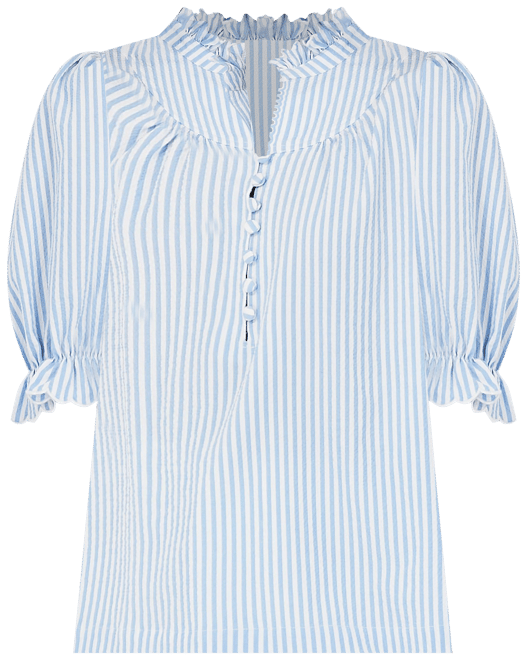 Blue Stripe Selena Blouse