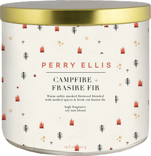 Campfire and Frasier Fir Candle, 14.5 oz