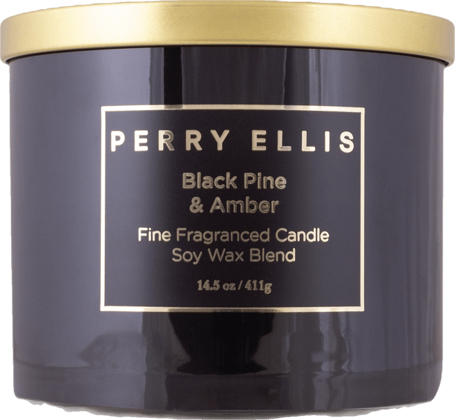 Black Pine and Amber Candle, 14.5 oz