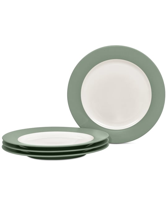 Colorwave Rim Dinner Plates, Set of 4