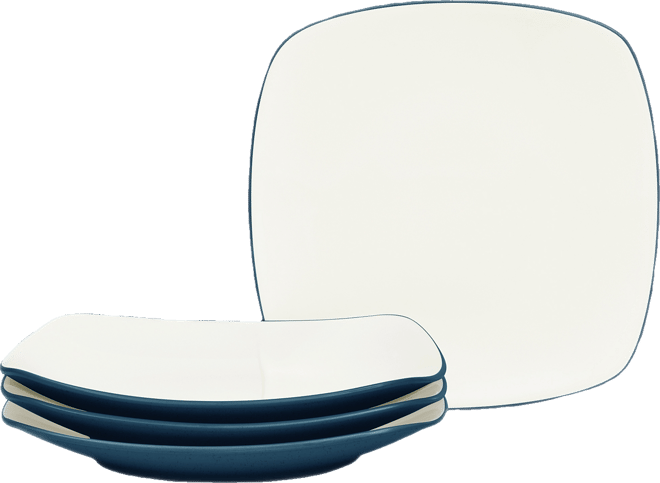 Colorwave Square Salad Plates, Set of 4